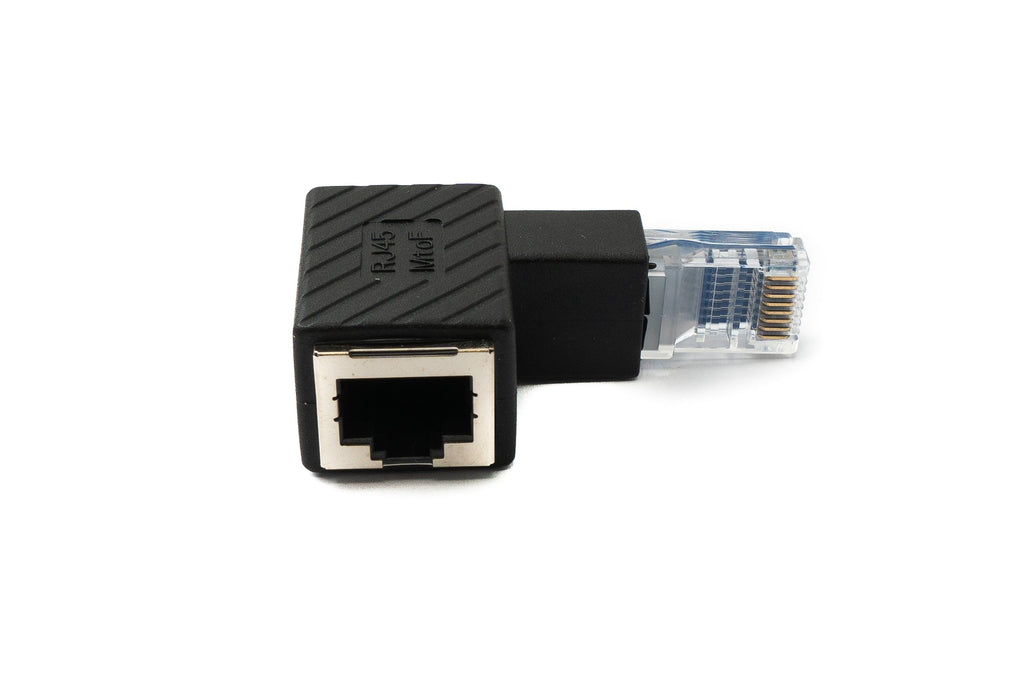 RJ45 Winkeladapter – Gigabit LAN Stecker auf Buchse