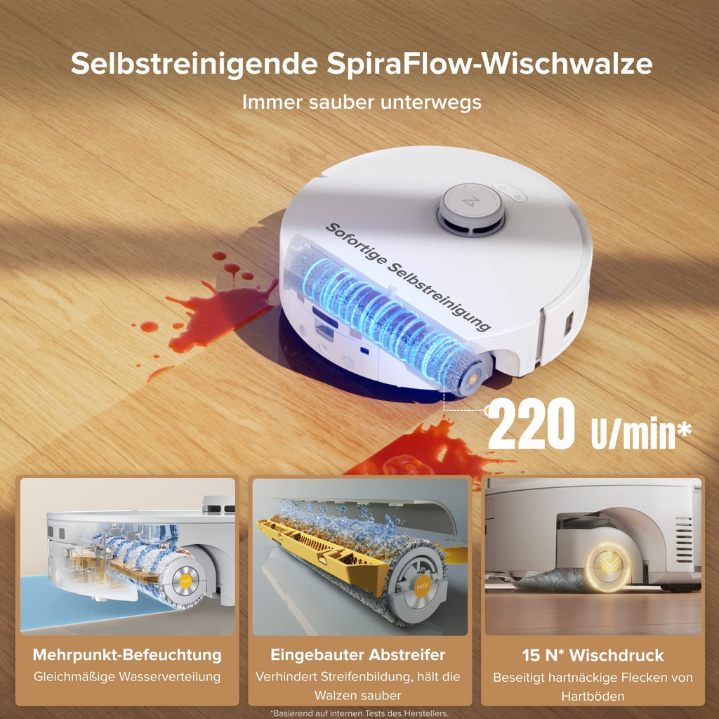 Roborock Qrevo Curv 2 Flow – Saug- & Wischroboter mit Station