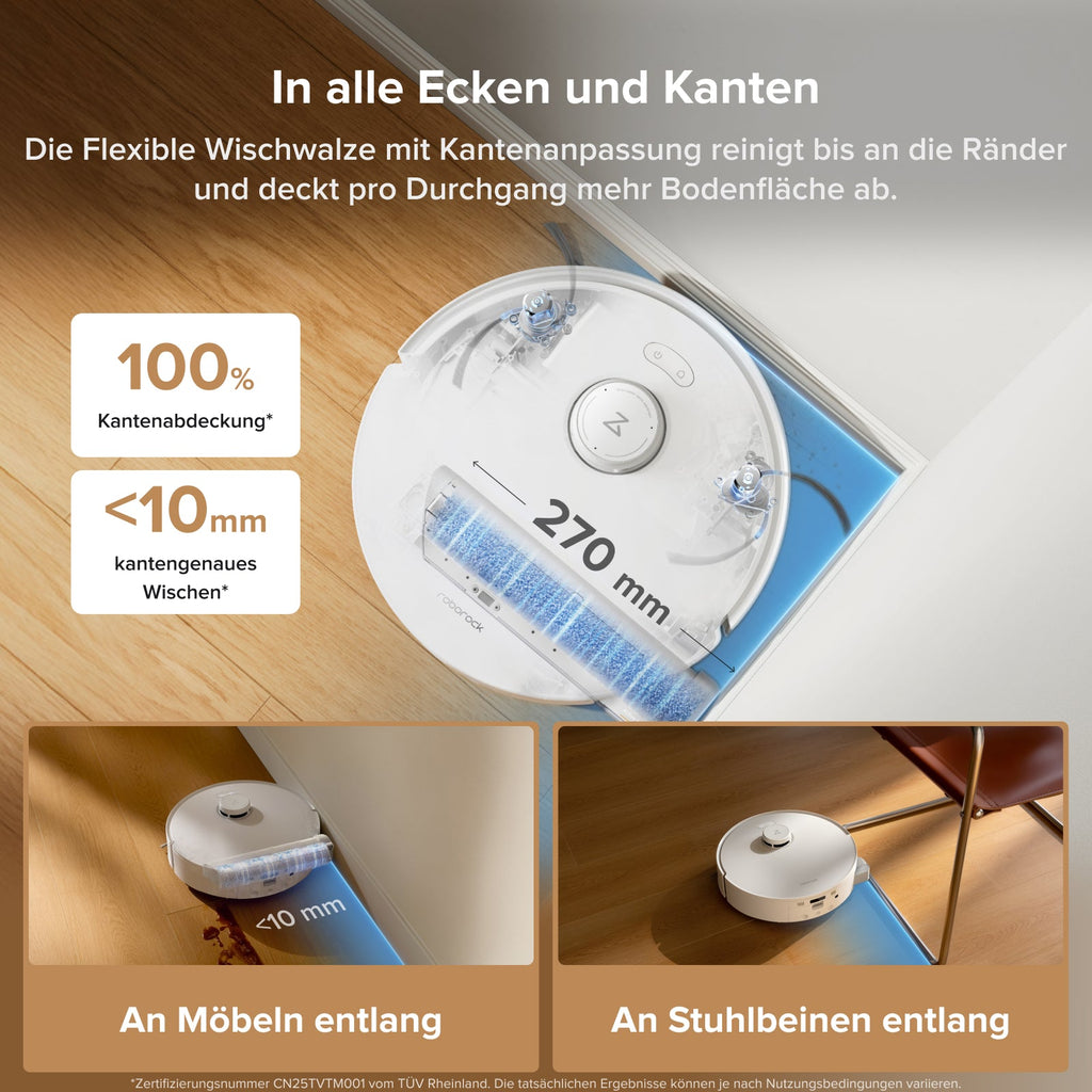 Roborock Qrevo Curv 2 Flow – Saug- & Wischroboter mit Station