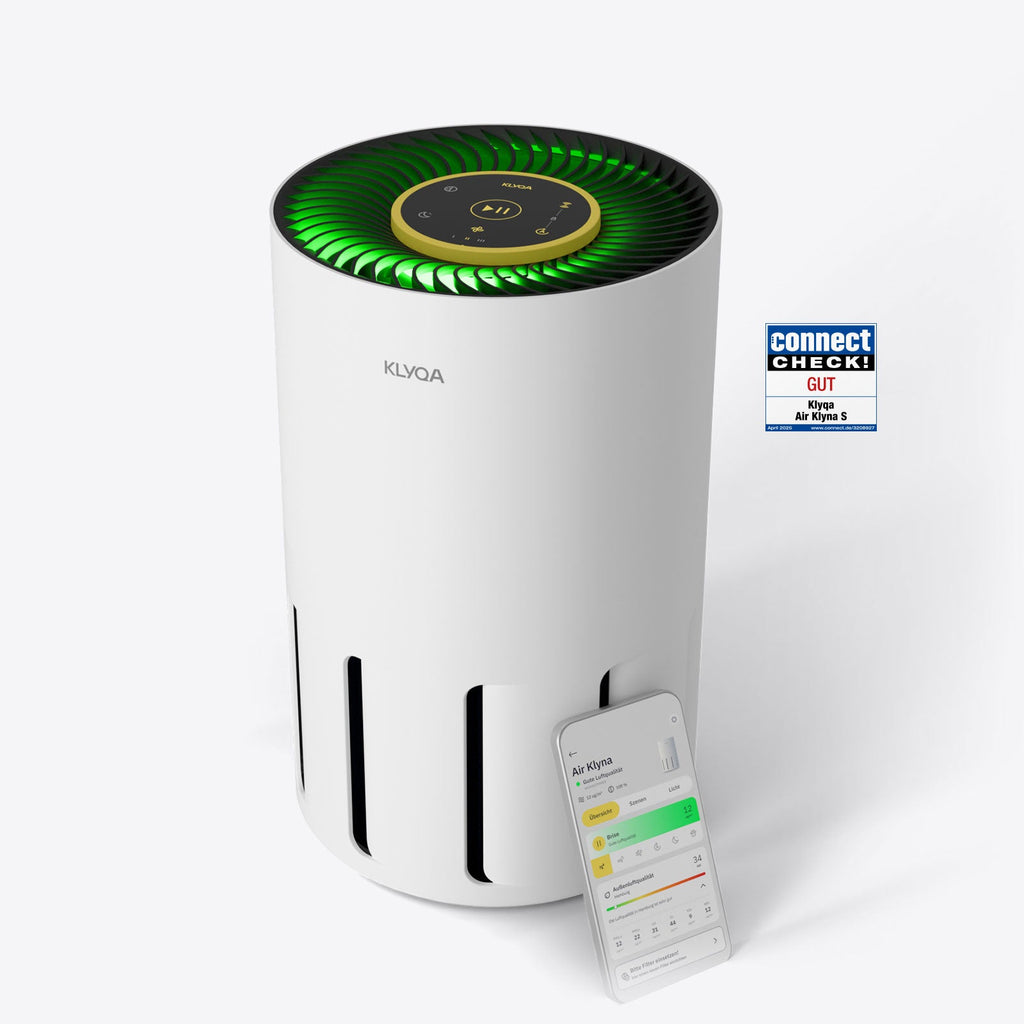 Klyqa Air Klyna S – smarter Luftreiniger mit App & LED-Ring