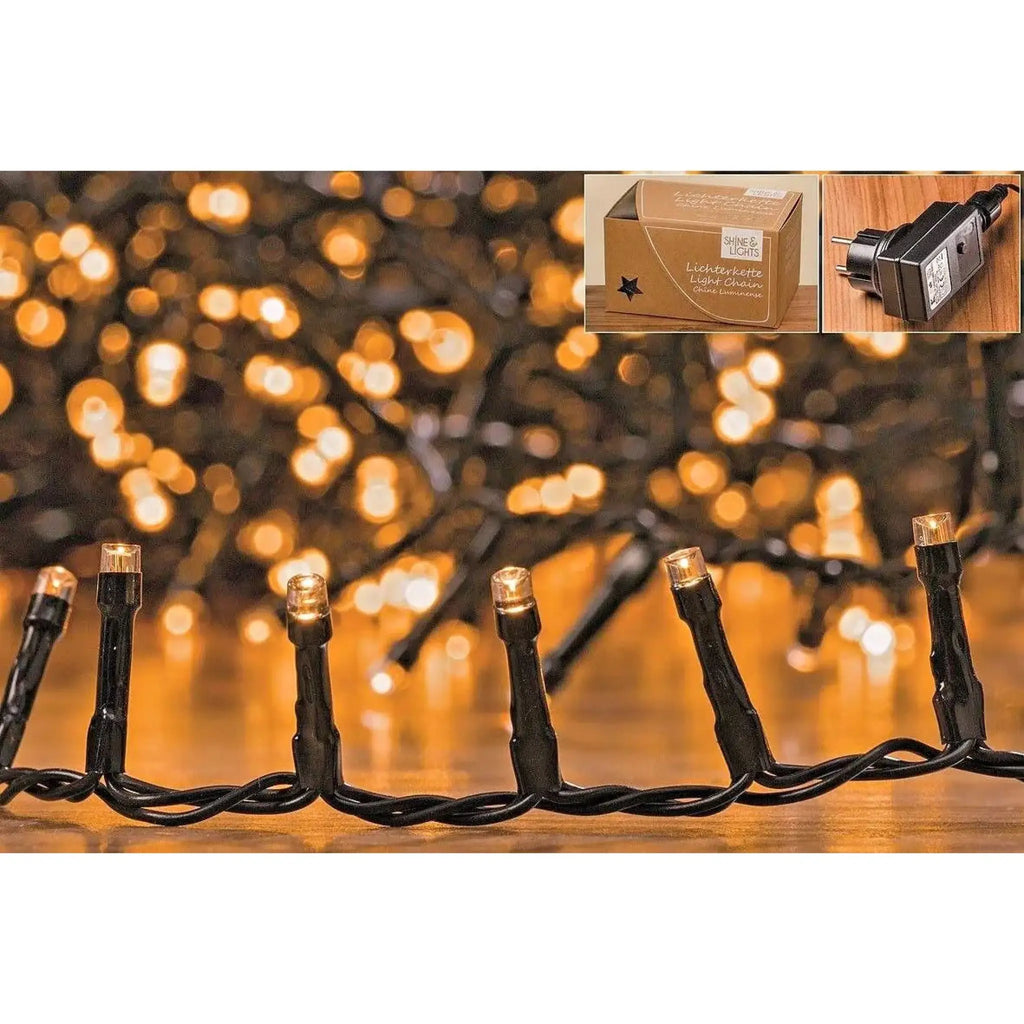 LED-Lichterkette 33 m – 1128 LEDs, Timer & 8 Lichtmodi