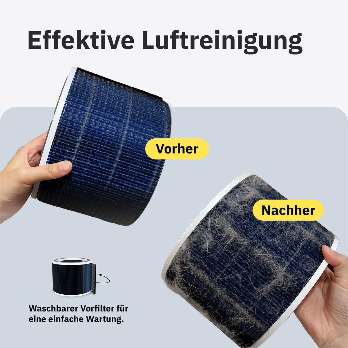 Klyqa Air Klyna S – smarter Luftreiniger mit App & LED-Ring