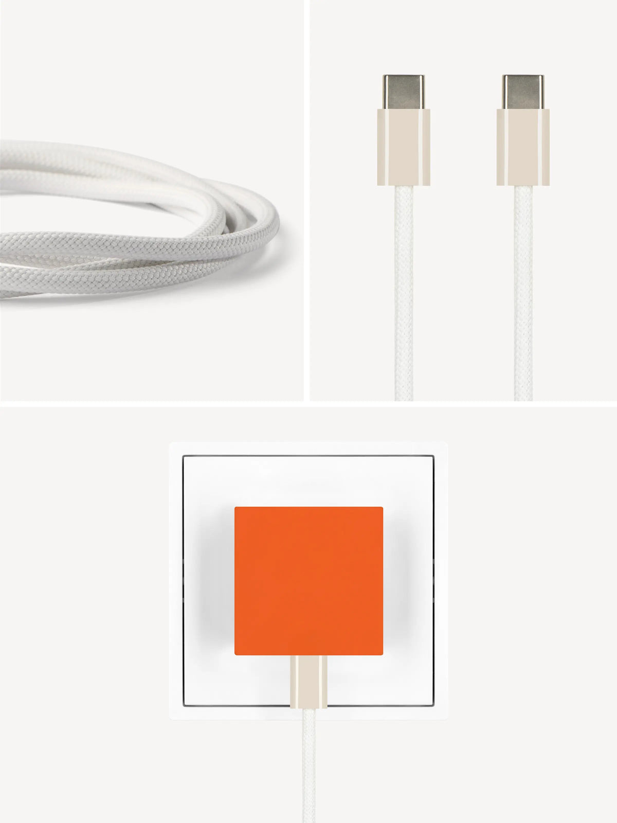 REDUCT edge.35 USB-C-Ladeset – 35 W & Kabel in Dune