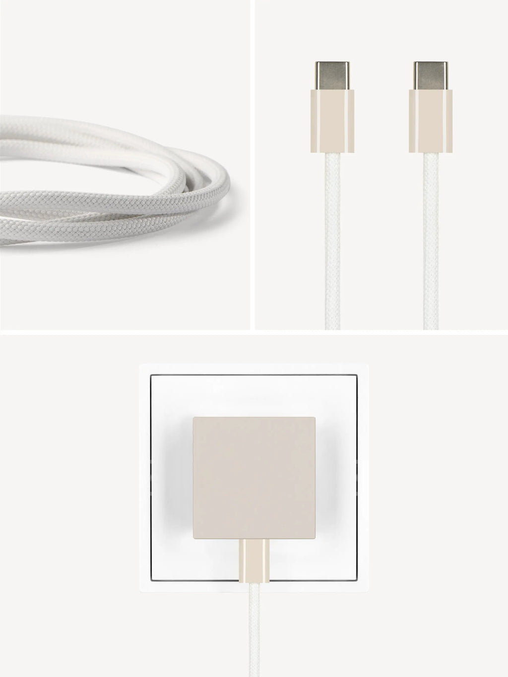 REDUCT edge.35 USB-C-Ladeset – 35 W & Kabel in Dune