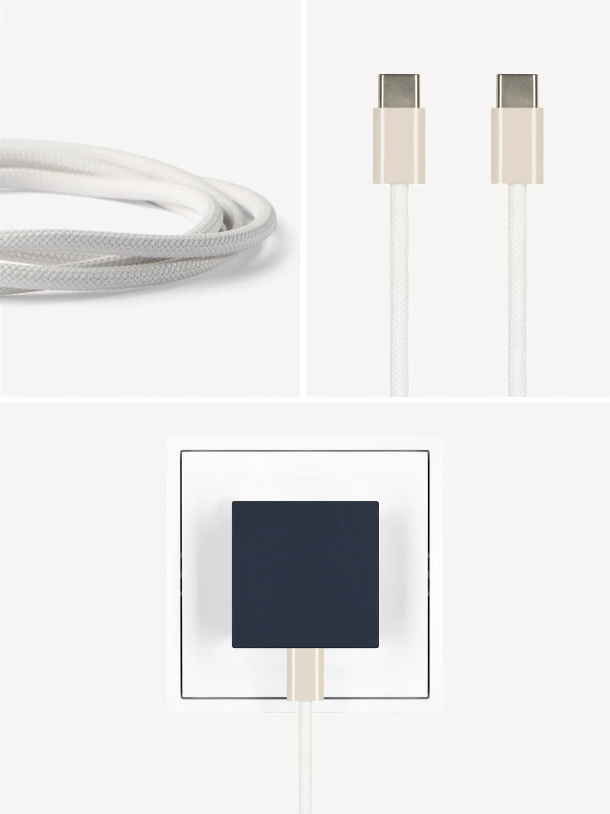 REDUCT edge.35 USB-C-Ladeset – 35 W & Kabel in Dune