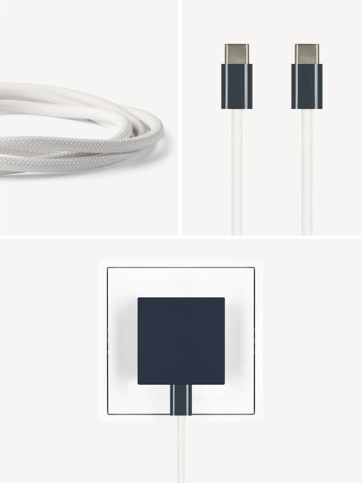 REDUCT edge.35 USB-C-Ladeset – 35 W & Kabel in Midnight