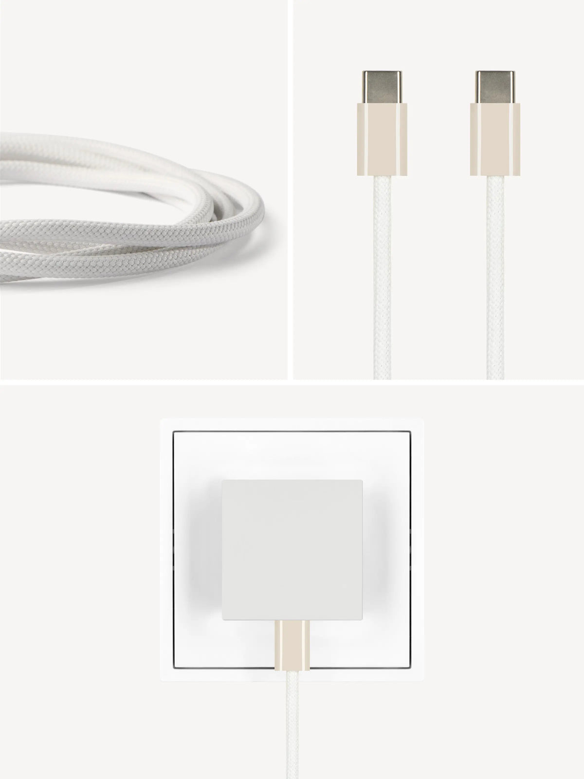 REDUCT edge.35 USB-C-Ladeset – 35 W & Kabel in Dune