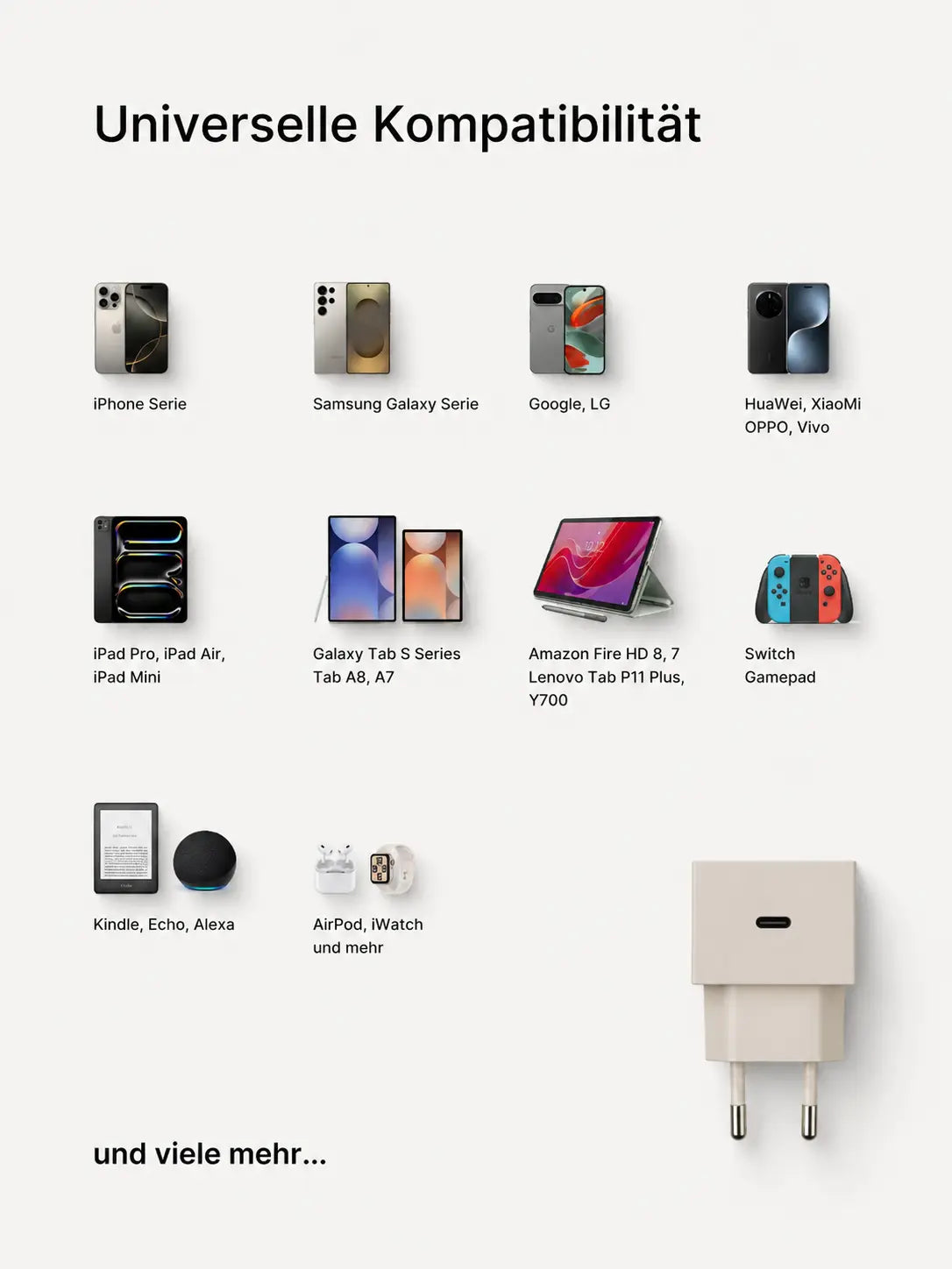 REDUCT edge.35 USB-C-Ladegerät – 35 W, Dune