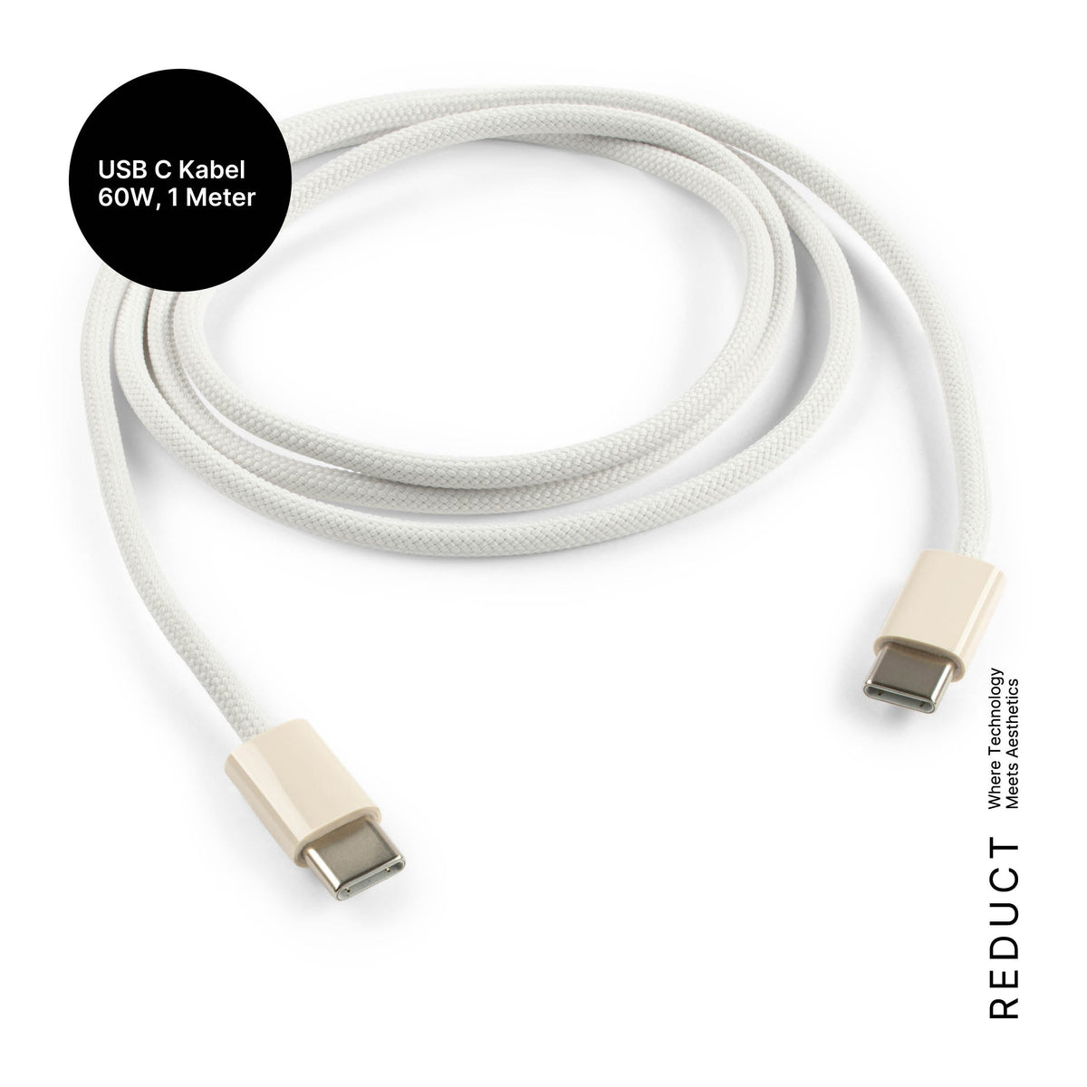 REDUCT edge.65 USB-C-Ladeset – 65 W & Kabel in Midnight + Dune