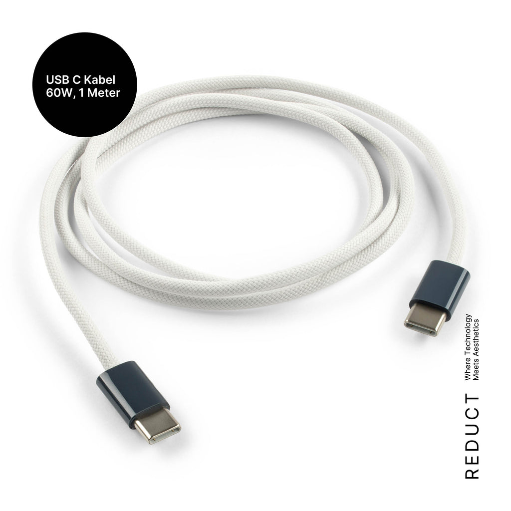 REDUCT edge.65 USB-C-Ladeset – 65 W & Kabel in Midnight + Dune