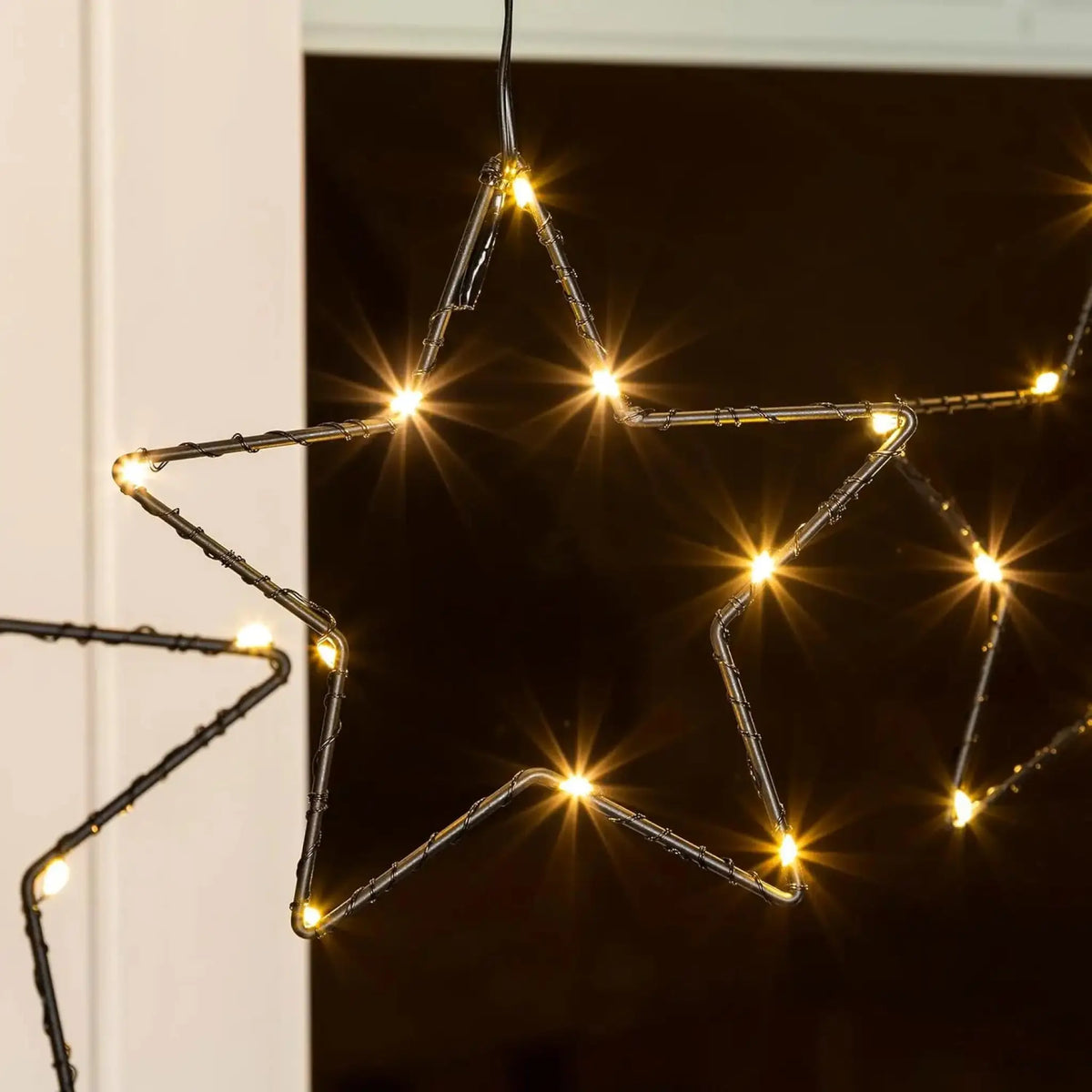 LED-Sternenvorhang 80 × 85 cm – 50 LEDs & 6h-Timer